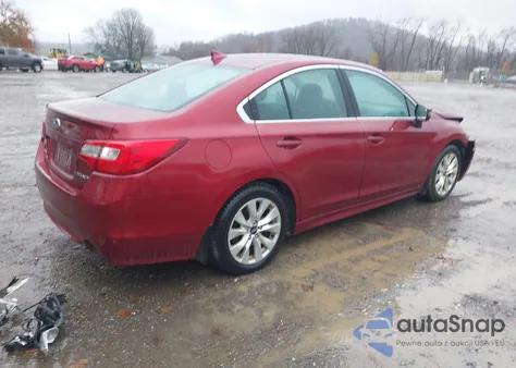 2016 Subaru Legacy 2.5I Premium z USA, uszkodzony, nr VIN 4S3BNBF6XG3015857